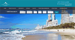 Desktop Screenshot of crestmainbeach.com.au