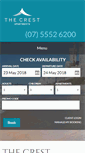Mobile Screenshot of crestmainbeach.com.au